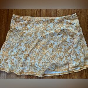Floral Patterned Golf Skort